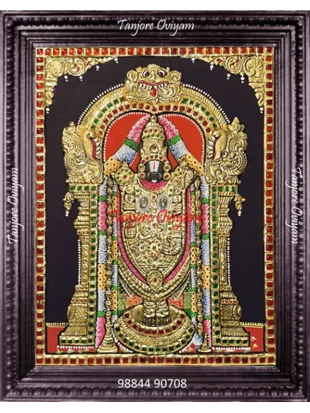 Lord Thirupathi Balaji Tanjore Painting